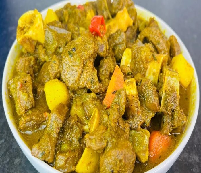 Curry goat — J's Kitchen, Grand Cayman meal delivery